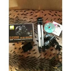 Nikon d3200 camera. 6 months old