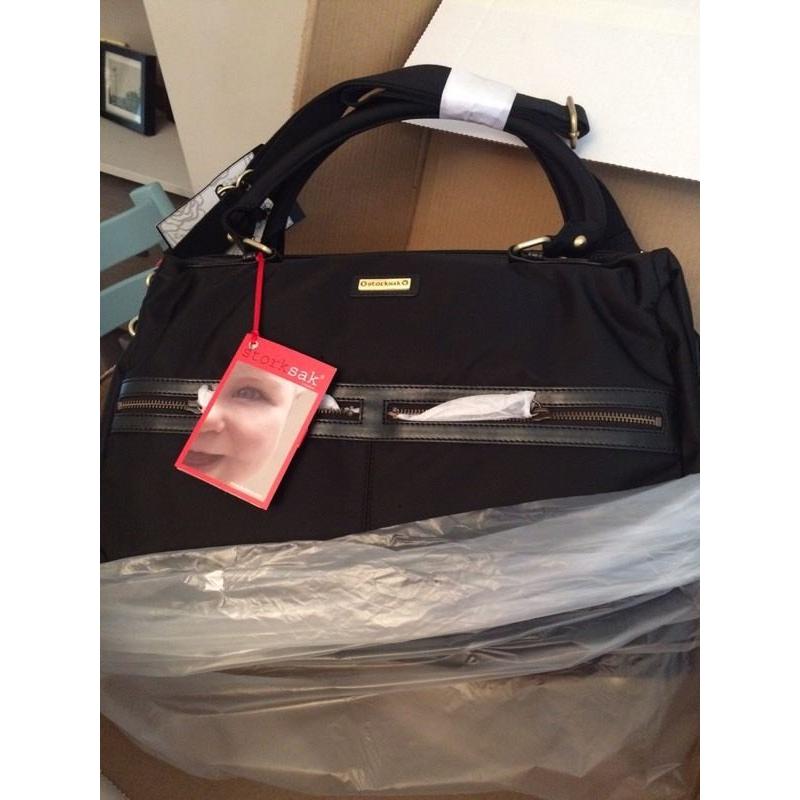 Storksak Caroline Nylon Black