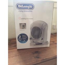 DeLonghi 2400w fan heater