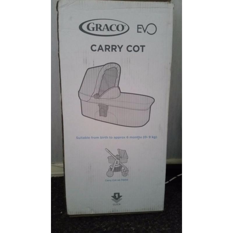 New graco evo carrycot
