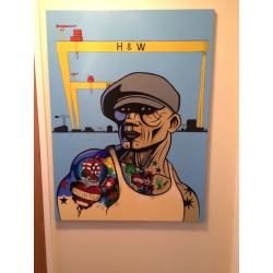 Acrylic Picture Hand painted ( Not a Terry Bradley)