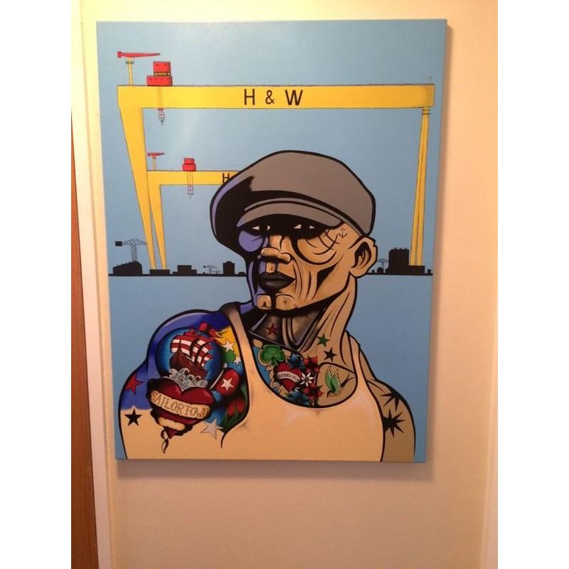 Acrylic Picture Hand painted ( Not a Terry Bradley)