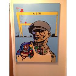 Acrylic Picture Hand painted ( Not a Terry Bradley)