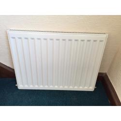 White Single Panel Radiator