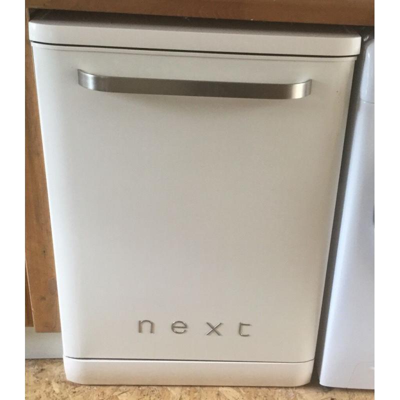 Next retro style cream fridge freezer