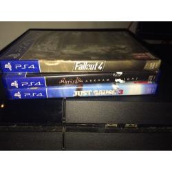 Ps4 with box games & blu Rays