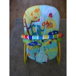 bright starts baby bouncing with vibrate function