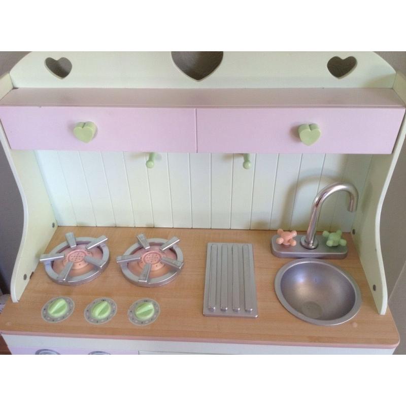 Early Learning Centre Wooden Kitchen and Wooden Accessories