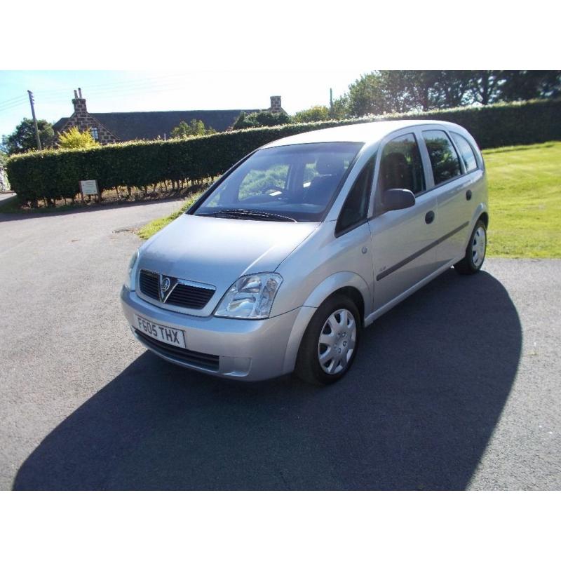 2005 05 VAUXHALL MERIVA 1.7 CDTI LIFE 5 DOOR MOT SEPTEMBER 2017