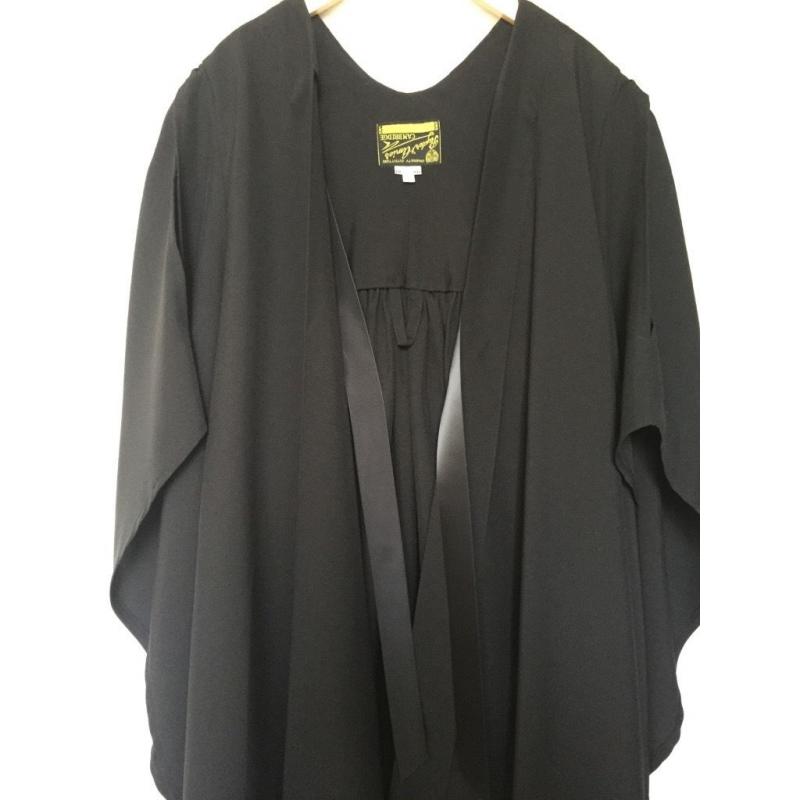 University Gown - Black, Like New