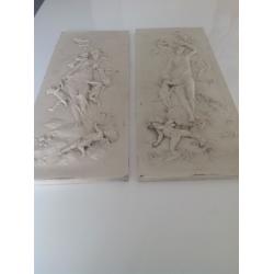 Pair Francois Duquesnoy panels