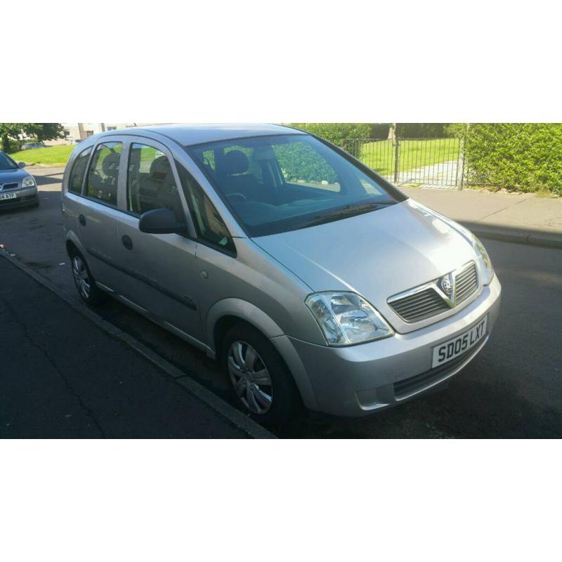 Vauxhall Meriva Great Runner. New battery. Low mileage.