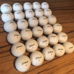 25 Titleist DT Trusoft golf balls