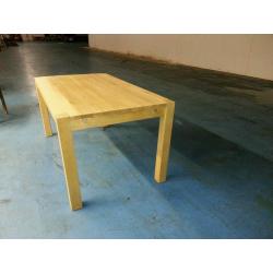 Solid oak dining table no chairs ( item 7 )