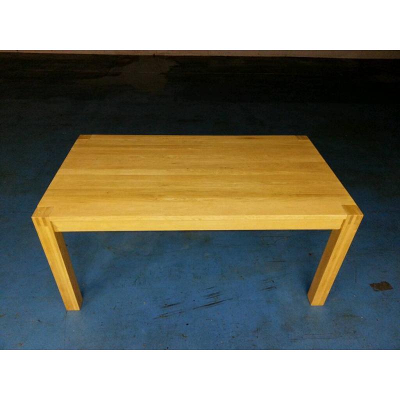 Solid oak dining table no chairs ( item 7 )