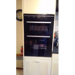 Indesit Black Double Oven, FIMD23BKS