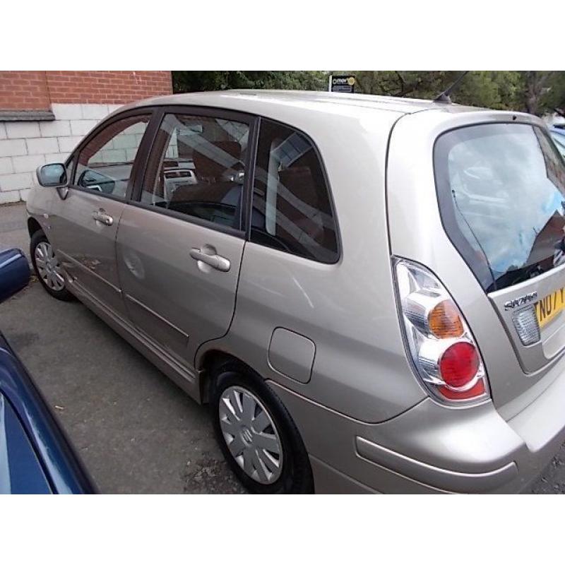 SUZUKI LIANA 1.6 GL 5 DOOR HATCHBACK 07 REG MOT JUNE 2017