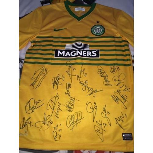 Signed Celtic Shirt with COA Certification
