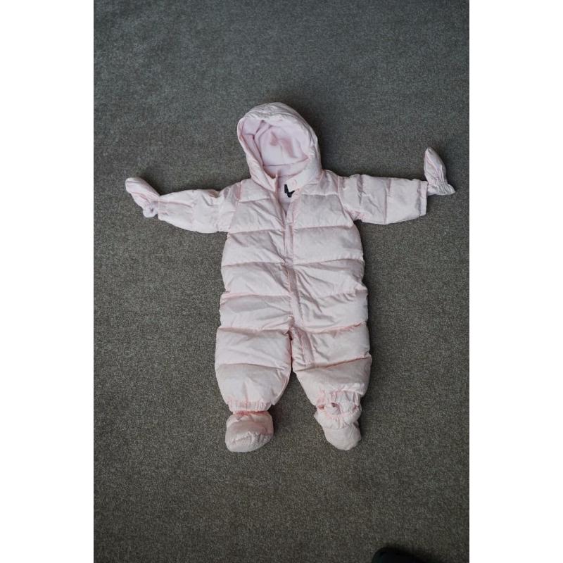 Winter suite for baby girl 6-12 months from GAP - in perfect condition