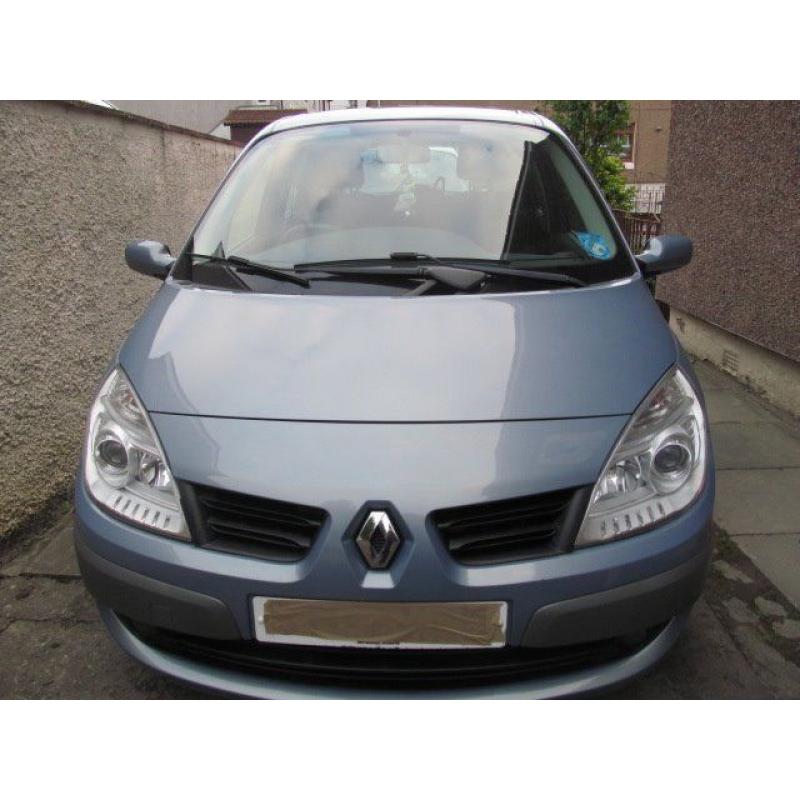 Renault Grand Scenic MPV ,7, Seater, Blue, MOT August 2017 1998cc, Manuel Reg 2007.