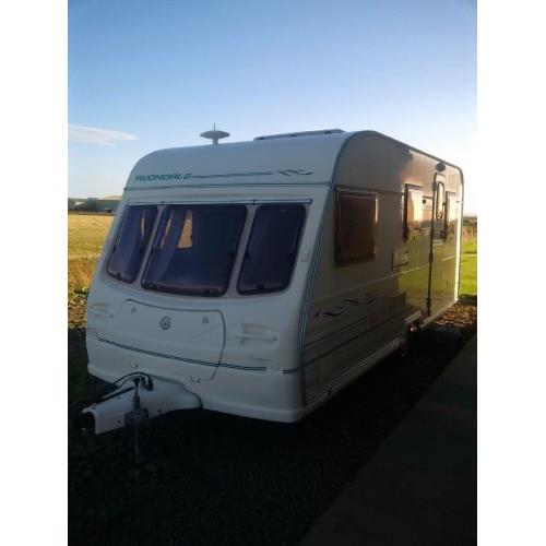 Avondale 510-5 Dart touring caravan 2000 millennium model, with full awning.
