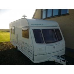 Avondale 510-5 Dart touring caravan 2000 millennium model, with full awning.