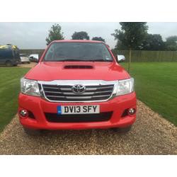 2013 13 TOYOTA HI-LUX 3.0 INVINCIBLE 4X4 D-4D DCB 1D AUTO 169 BHP DIESEL