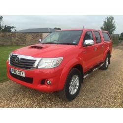 2013 13 TOYOTA HI-LUX 3.0 INVINCIBLE 4X4 D-4D DCB 1D AUTO 169 BHP DIESEL