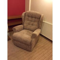 Rise & Recline chair with matching 2 seater