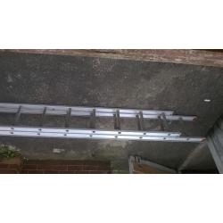 ALUMINIUM SUPERSILVER DOUBLE LADDER