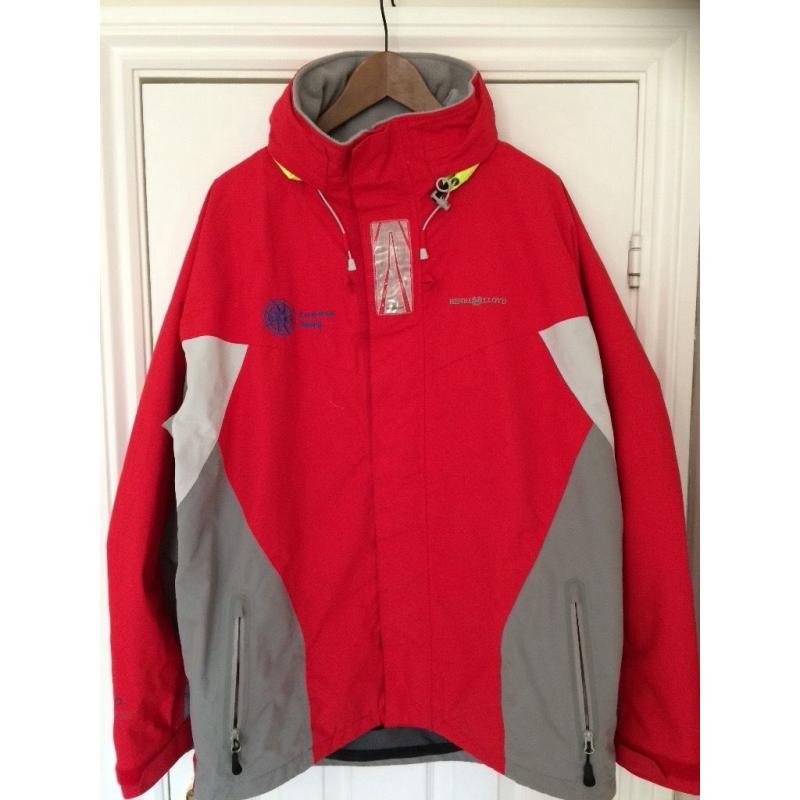 Waterproof sailing garments by Henri Lloyd, various sizes available, used maximum of 4 times.