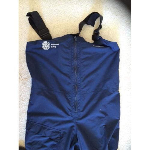Waterproof sailing garments by Henri Lloyd, various sizes available, used maximum of 4 times.
