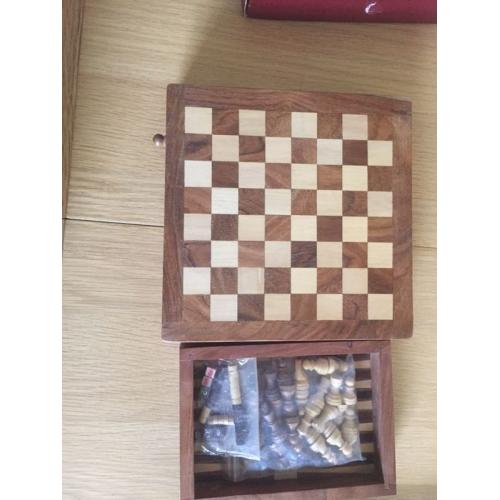 Travel chess set, as new