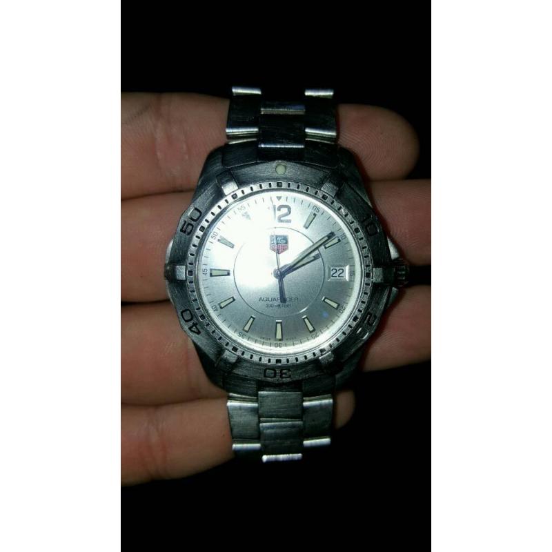 Tag heuer aquaracer with box and papers