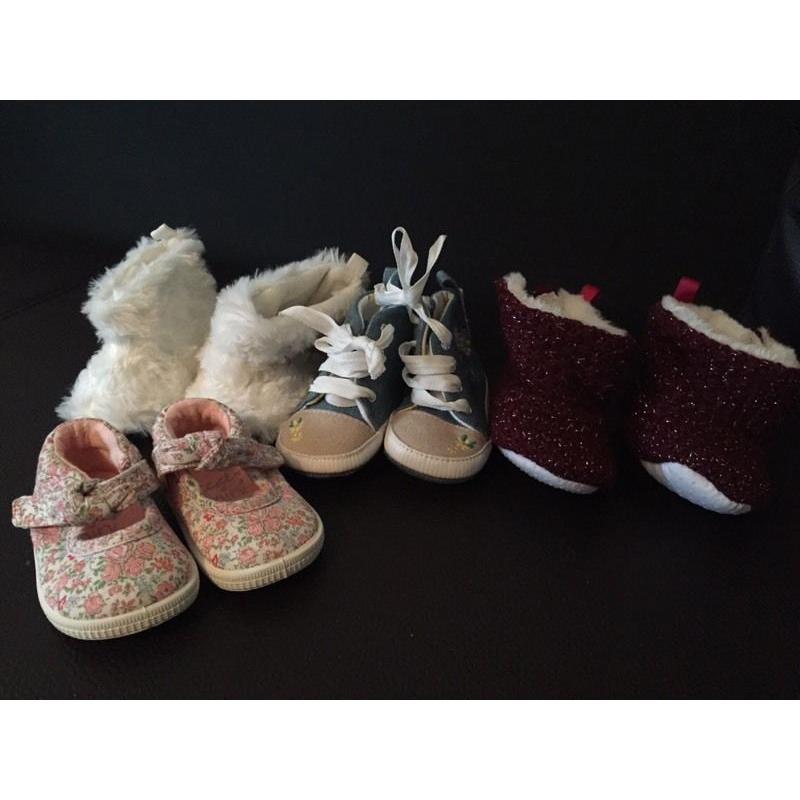 3-6 months baby girls shoes