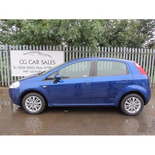 2007 Fiat Grande Punto Eleganza 1.4 5dr. One Owner From New. Full Service History. New MOT