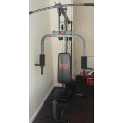 Pro power multi gym, extra weights