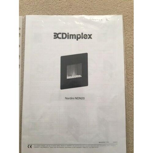 WALL MOUNTED DIMPLEX FIRPLACE