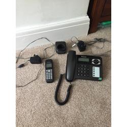 Panasonic Home Phone Answer Machine and Cordless Handset