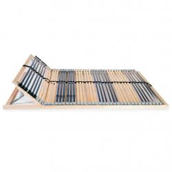 Slatted Bed Base with 42 Slats 7 Zones 140x200 cm-246472