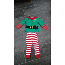 Sainsburys Tu Elf Pyjamas Age 2-3 years