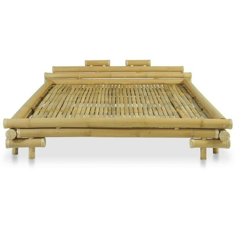 Bed Frame Bamboo 160x200 cm-247291