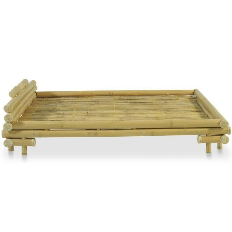 Bed Frame Bamboo 160x200 cm-247291