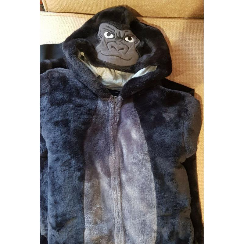 Gorilla Fleece Zip-up Onesise - Age 13-14 years 158-164cm.
