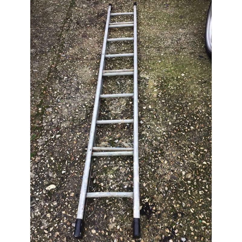 8 ft long Aluminium metal ladder .