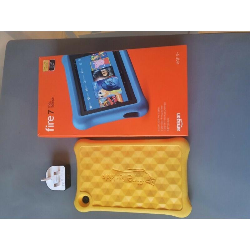Amazon 7 Fire Kids Tablet 16GB Yellow