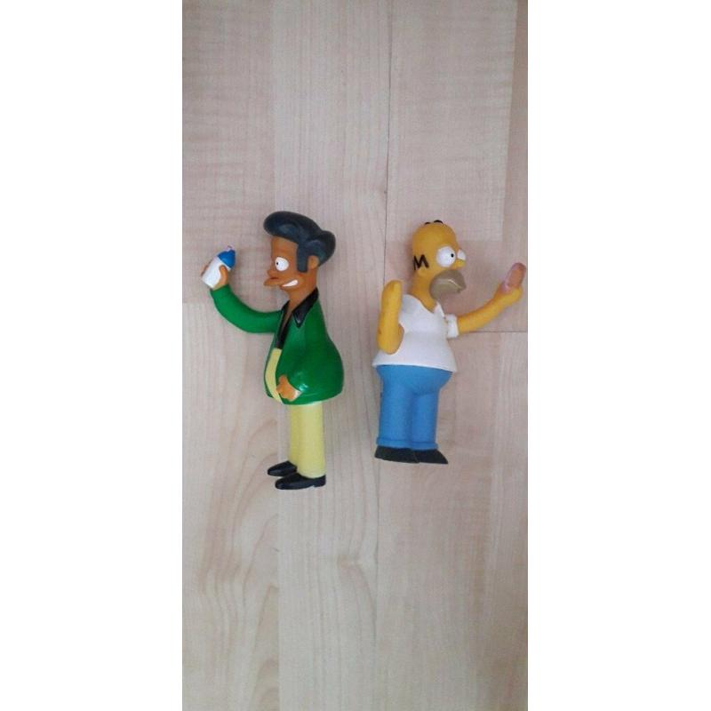 Homer and Apoo Simpson's figures