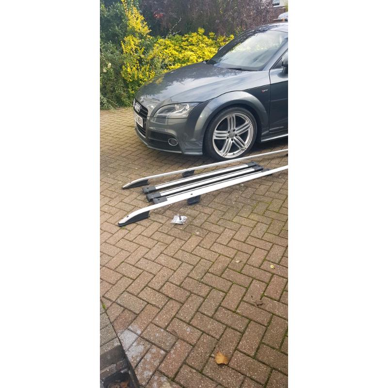 VW transporter t5 t6 roof bars rails rack swb