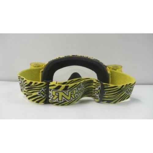 Motocross Goggles By Rip N Roll at Anniversary price Hybrid XL 36mm Wild Yellow