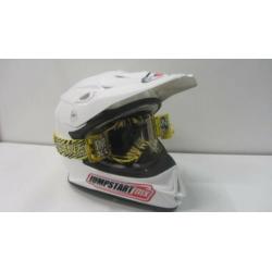 Motocross Goggles By Rip N Roll at Anniversary price Hybrid XL 36mm Wild Yellow